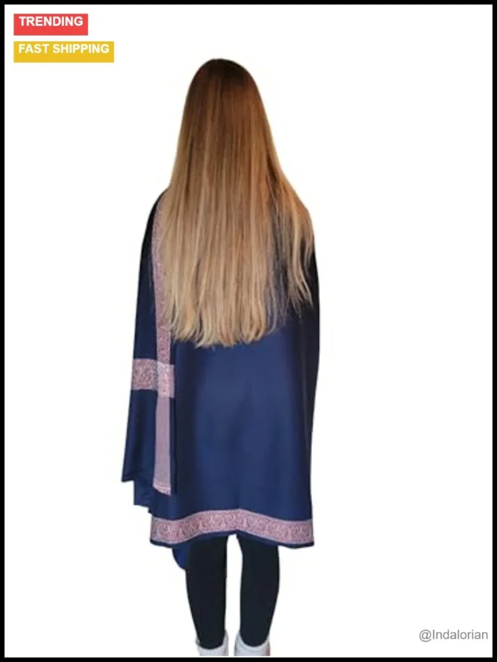 Oversize Wool Blend Meditation Shawl, Prayer Wrap & Throw Blanket